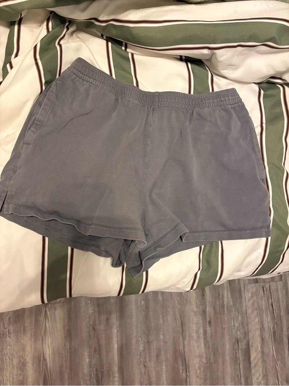 wild fable Gray Elastic-Waist Athletic Shorts